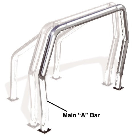 Go Rhino 96001C Front main "A" bar - Chrome