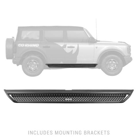 Go Rhino D14129T Dominator Extreme D1 SideSteps - Complete Kit: SideStep + Brackets