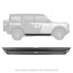 Go Rhino D14129T Dominator Extreme D1 SideSteps - Complete Kit: SideStep + Brackets