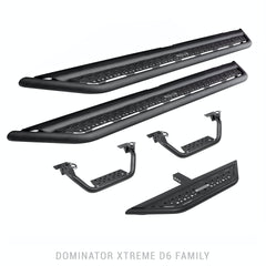Go Rhino D64129T Dominator Extreme D6 SideSteps - Complete Kit: SideStep + Brackets