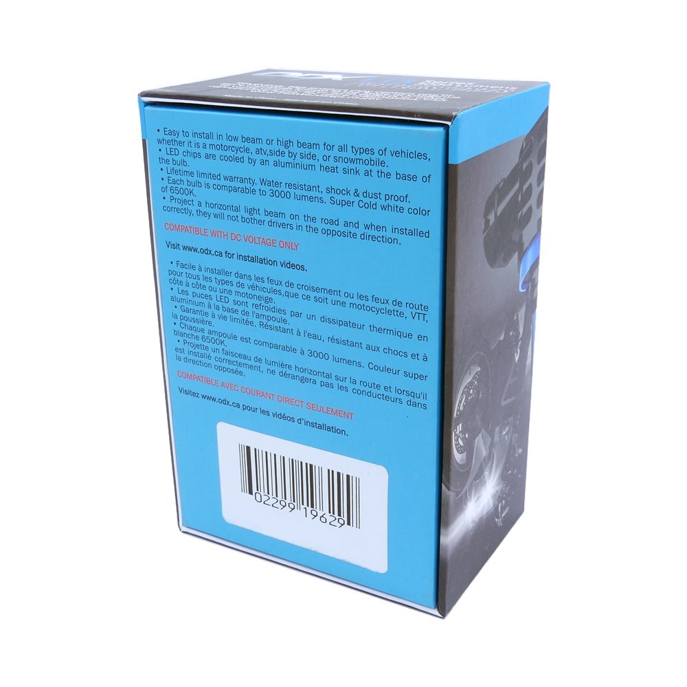 ODX H4 LI3 LED BULB (SINGLE Box) LEDLI3-H4