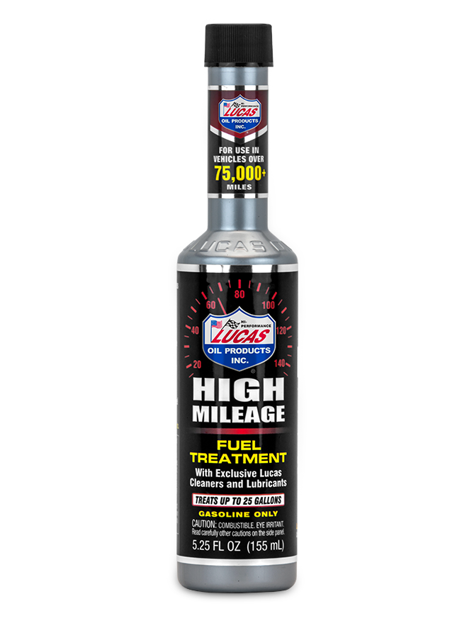 Lucas Oil High Mileage Fuel Treatment 5.25oz 20977