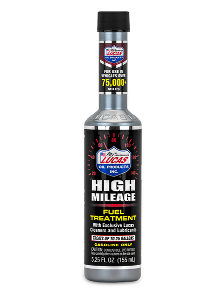 Lucas Oil High Mileage Fuel Treatment 5.25oz 20977
