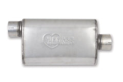 Hooker 21670HKR MUFFLER, HOOKER, 304SS, OFFSET/OFFSET, 3