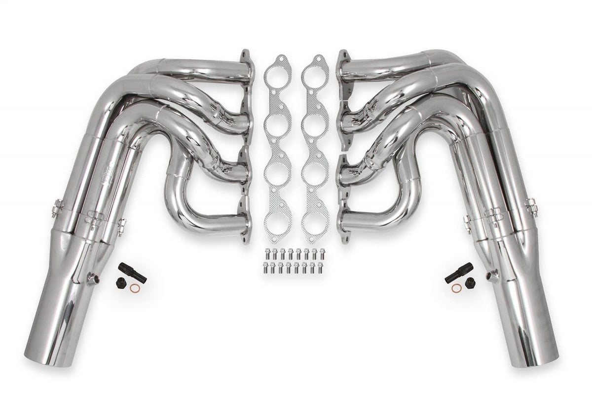 Hooker 2501-6HKR 3-STEP BBC DRAG HEADERS CHROME