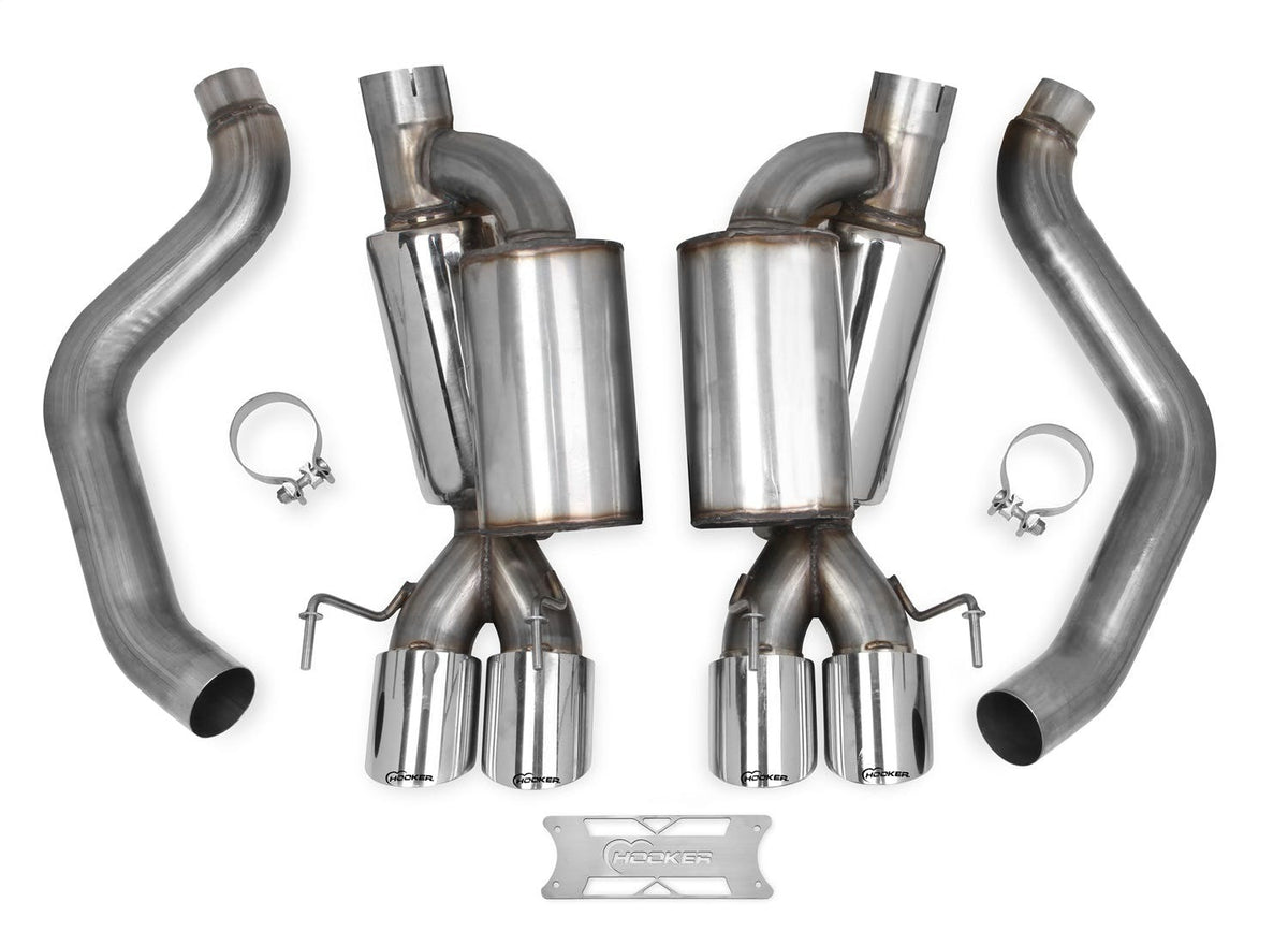 Hooker 70401312-RHKR 2005-08 C6 CORVETTE AXLE BACK EXHAUST W/