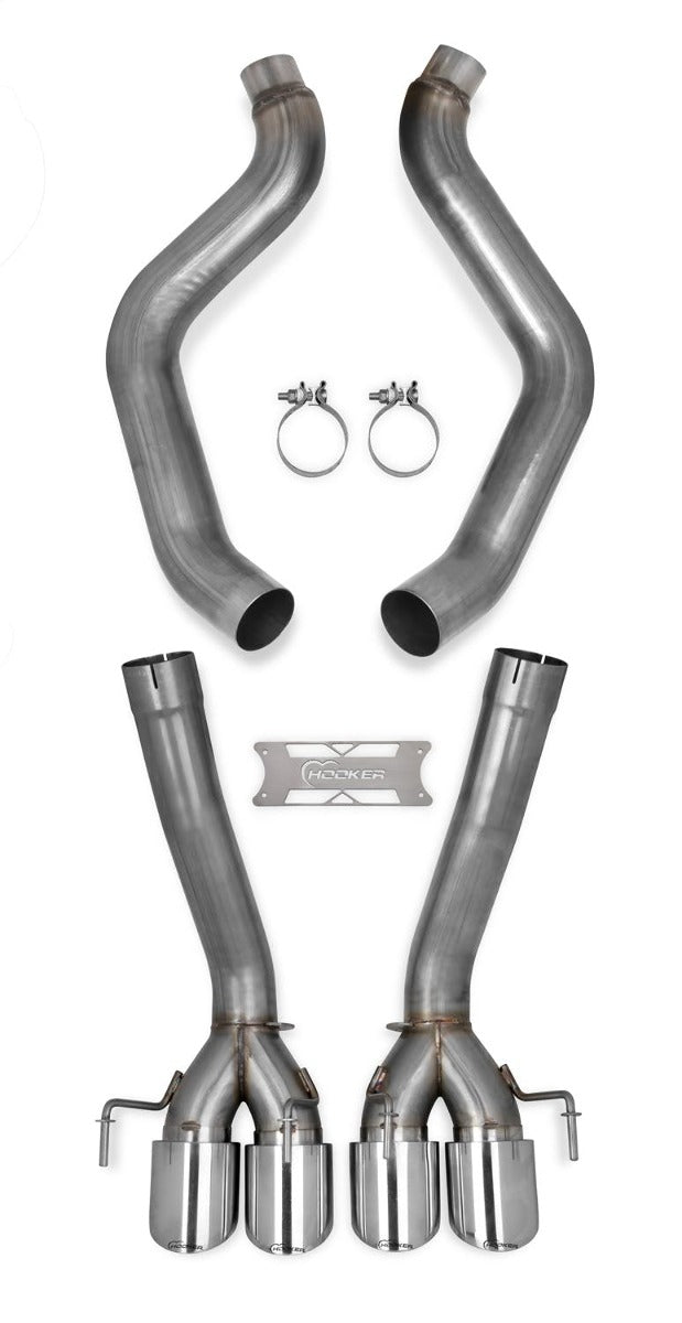 Hooker 70401314-RHKR 2005-08 C6 CORVETTE AXLE BACK EXHAUST W/