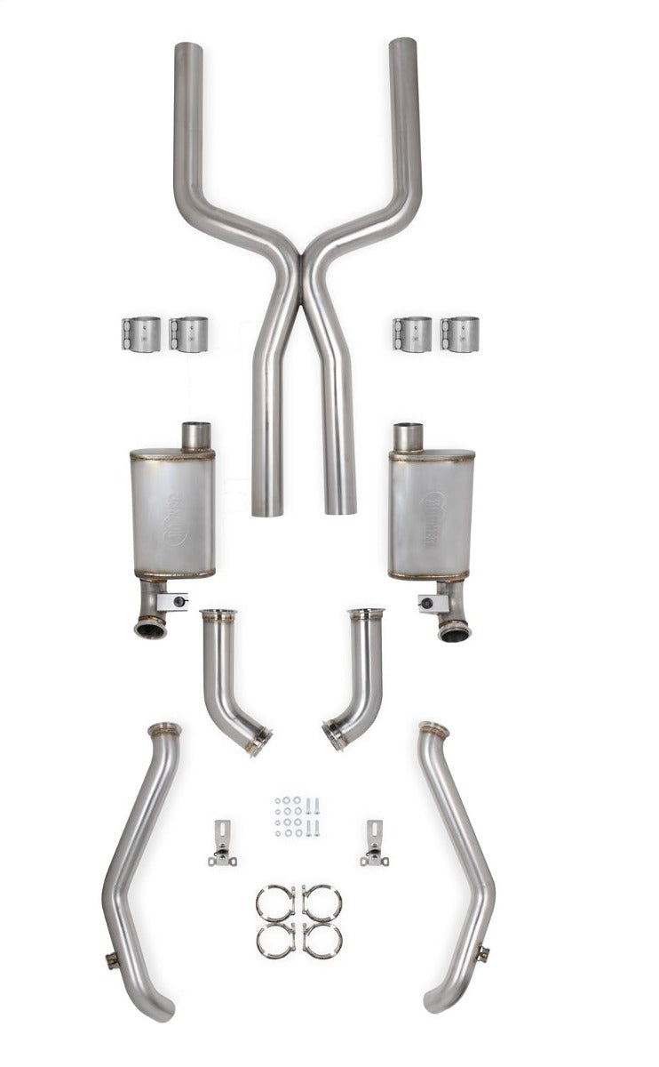 Hooker 705013130RHKR BRUSHED 67-69 F-BODY LS EXHAUST DSE SUBF