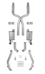 Hooker 705013131RHKR BRUSHED 67-69 F-BODY LS EXHAUST DSE W/RE