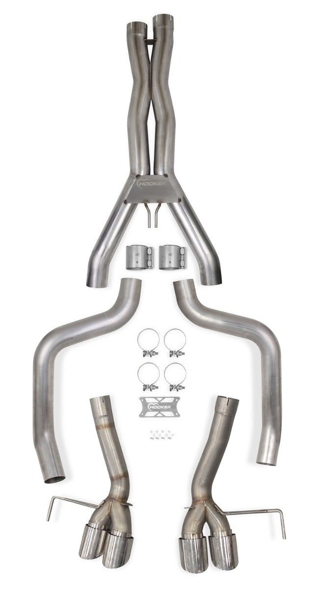 Hooker 70501371-RHKR C7 Z06 CATBACK EXHAUST W/ MUFFLERS DUAL