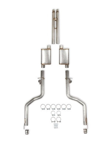 DISCONTINUED - Hooker BH2382 Blackheart Cat-Back Exhaust System