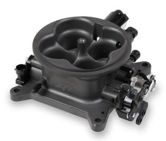 Holley EFI 112-587 MPFI THROTTLE BODY -  HARD CORE GRAY