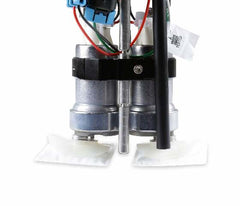 HOLLEY DUAL 450 LPH IN-TANK RETROFIT FUEL MODULE W/RETURN 12-173