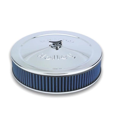 Holley 120-146 CHROME, POWERSHOT ASSY 14 AIR CLEANER