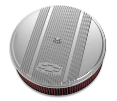 Holley 120-174 BOWTIE AIR CLNR,FINNED,14X3 PREM POL