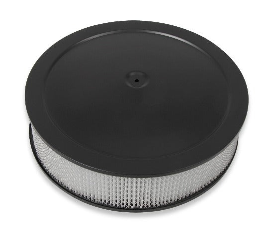 Holley 120-4235 4150 DROP-BASE AIR CLEANER BLK W/ PAPER