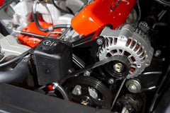 Holley 20-135BK HI DRV SIDE BKT KIT, LS/LT, W/O A/C-BLAC