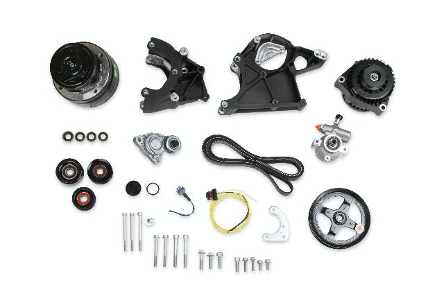 Holley 20-136BK COMP HI ACC BKT KIT, LS/LT, W/R4-BLACK