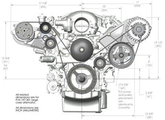 Holley 20-138 COMP HI ACC BKT KIT, LS/LT, W/SD7-NATURA