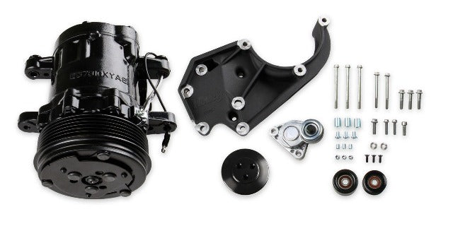 Holley 20-142BK COMP HI PASS BKT KIT, LS/LT, W/SD7-BLACK