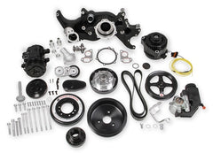 Holley 20-180BK COMP MID-MT PREM ACC SYSTEM, LS-BLACK