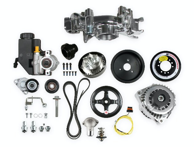 Holley 20-181P COMP MID-MT PREM SYSTM, LS WP ALT PS-POL