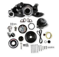 Holley 20-182BK COMP MID-MT PREM SYSTEM, LS WP ALT-BLACK