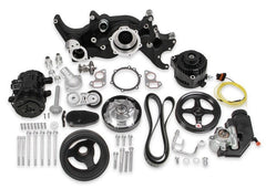 Holley 20-185BK COMP MID-MT ACC SYSTEM, LS-BLACK