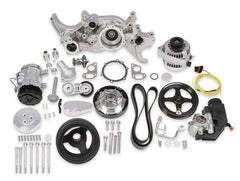 Holley 20-185P COMP MID-MT ACC SYSTEM, LS-POLISHED