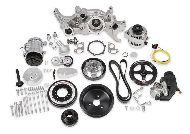 Holley 20-190P COMP MID-MT PREM ACC SYSTM, LS7-POLISHED