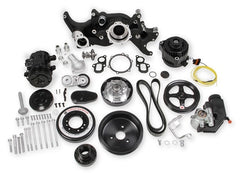 Holley 20-200BK COMP MID-MT PREM ACC SYSTEM, LT-BLACK