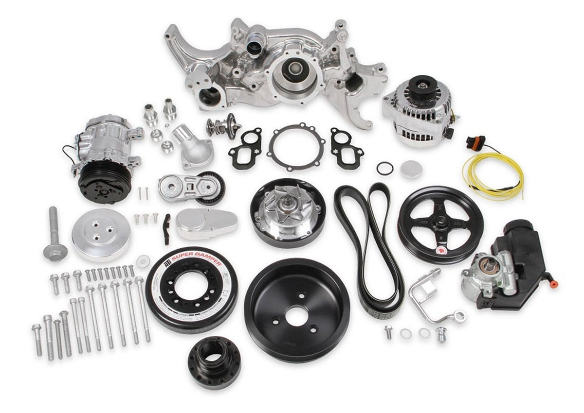 Holley 20-200P COMP MID-MT PREM ACC SYSTEM, LT-POLISHED