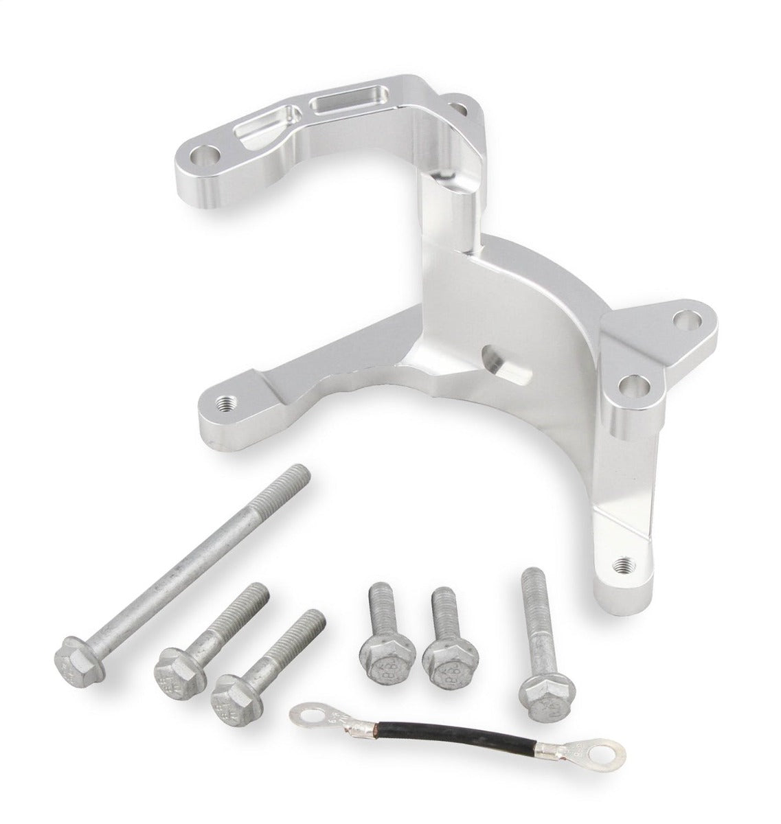 Holley 20-210 LT4 DRY SUMP A/C BRKT CLEAR FINISH