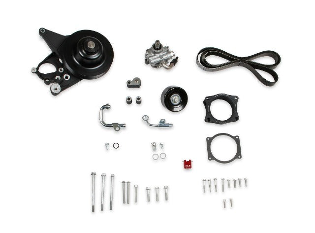 Holley 20-222BK RETRO-FIT ADD-ON P/S, LT4 WET - BLACK