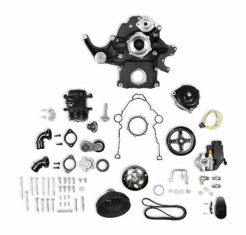 Holley Chrysler, Dodge, Jeep, Plymouth... Accessory Drive Component Mount Set 20-290BK