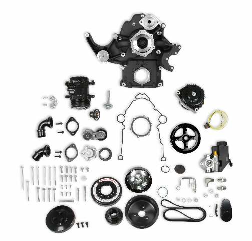 Holley Chrysler, Dodge, Jeep, Plymouth... Accessory Drive Component Mount Set 20-292BK