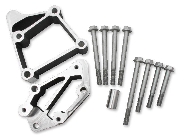 Holley 21-3BK HI ACC BKT INSTALL KIT, LS LONG-BLACK