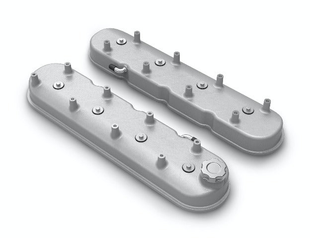 Holley 241-110 VALVE COVER, TALL LS NATURAL CAST FINISH