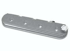 Holley 241-130 LS VALVE COVERS VINTAGE FINNED NATURAL