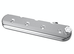 Holley 241-131 LS VALVE COVERS VINTAGE FINNED POLISHED