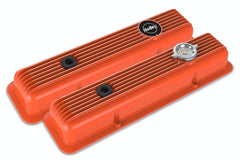 Holley 241-136 SBC MUSCLE SERIES VALVE COVERS,FINNED,FA