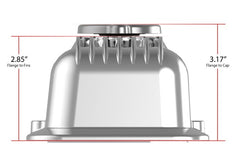 Holley 241-137 SBC MUSCLE SERIES VALVE COVERS,FINNED,PO