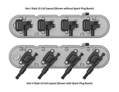 Holley 241-175 2-PIECE VALVE COVER GM LS CHEVROLET LOGO