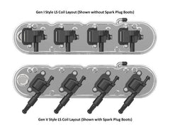 Holley 241-176 2-PIECE VALVE COVER GM LS CHEVROLET LOGO