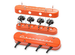 Holley 241-178 2-PIECE VALVE COVER GM LS CHEVROLET LOGO