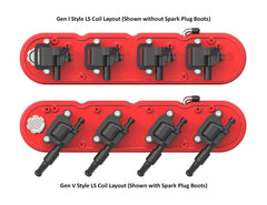 Holley 241-179 2-PIECE VALVE COVER GM LS CHEVROLET LOGO