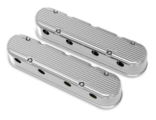 Holley 241-181 2-PIECE CAST ALUM. V/C, POLISHED FINISH