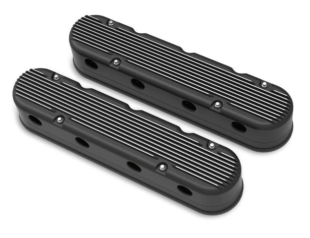 Holley 241-182 2-PIECE CAST ALUM. V/C,SATIN BLK FINISH