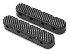 Holley 241-182 2-PIECE CAST ALUM. V/C,SATIN BLK FINISH