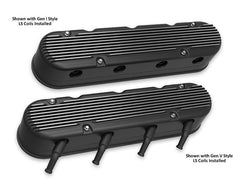 Holley 241-182 2-PIECE CAST ALUM. V/C,SATIN BLK FINISH